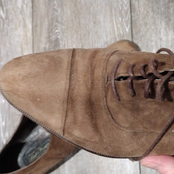Emilio Franco brown suede cap toe Oxfords. Made in Italy. Size 9.5 - Picture 11 of 12